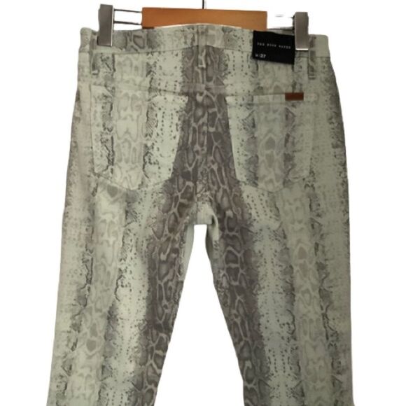 JOE’S “HIGH WATER” SNAKESKIN PRINT ANKLE CROPPED SKINNY JEANS SIZE 27 NWOT - Picture 7 of 8